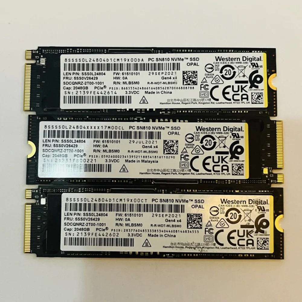    SSD PCIe 4.0 NVME  ָ Ʈ ̺ ӵ, PS5  SN810, 2TB, 1TB, 512GB, M.2 2280, ִ 6000 MB/s